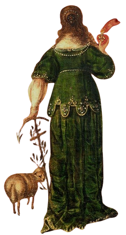 Symbol of Lodge Antonia: The Green Lady